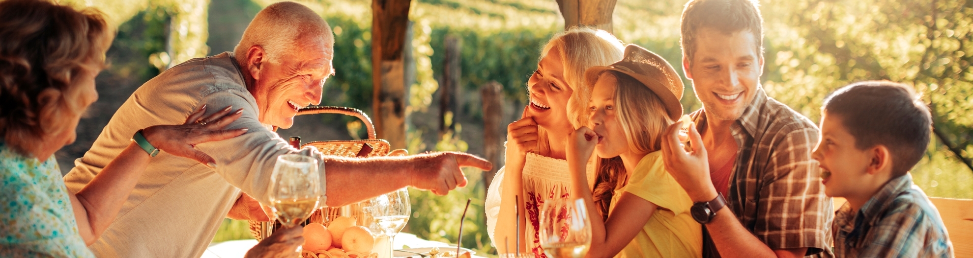 Family Gathered Around Table